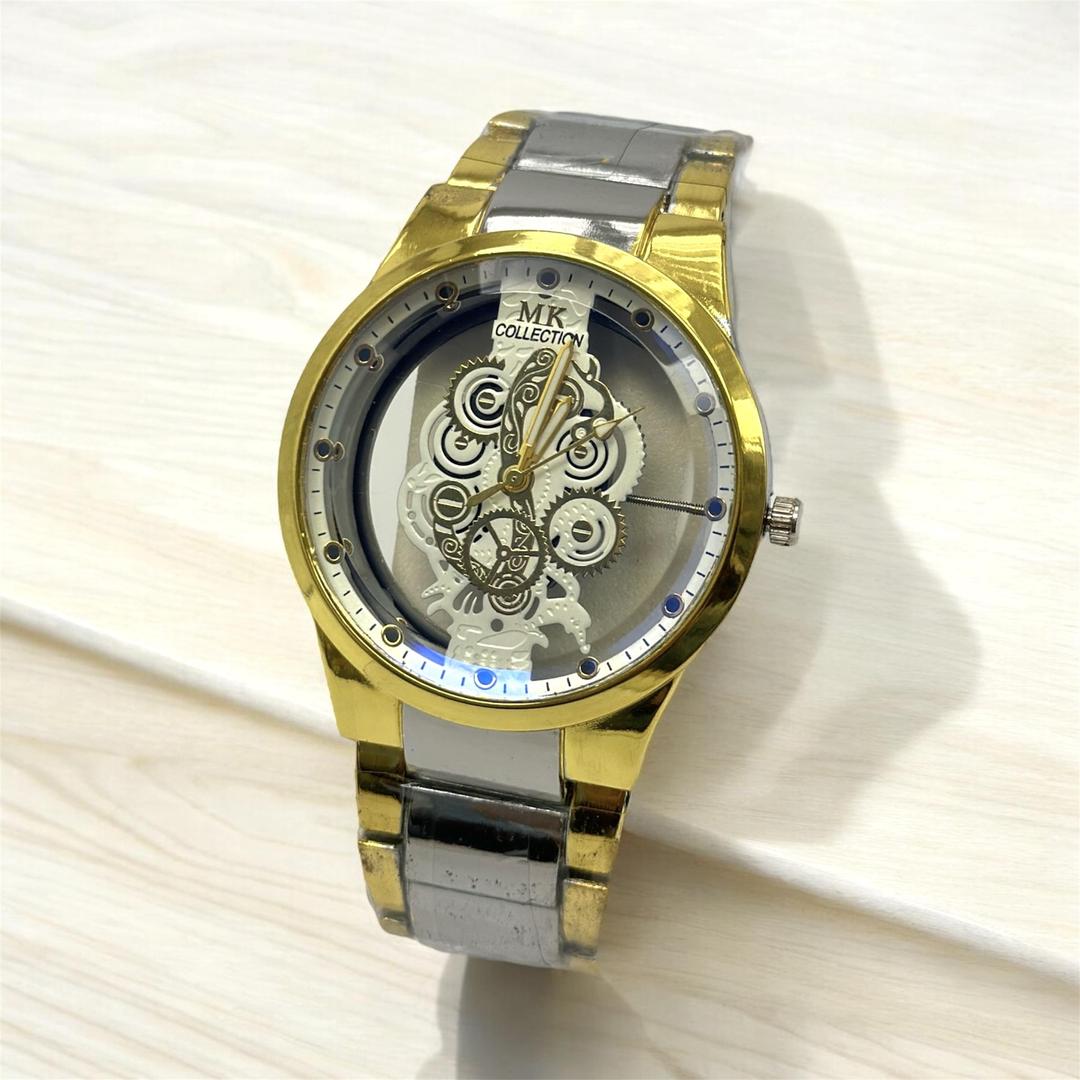 ⌚ MK Collection Skeleton Watch - Premium Two-Tone Design ✨