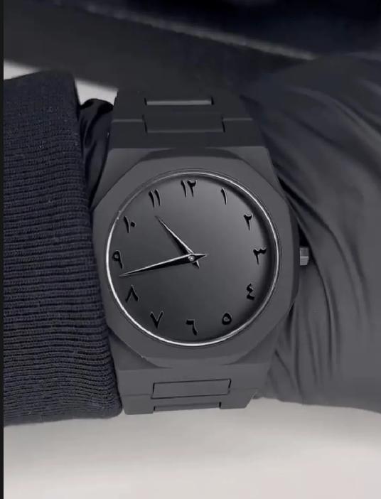 👑 Luxury Feel | All-Black Minimalist Wrist Watch | Best for Fashion & Gifts 🎁