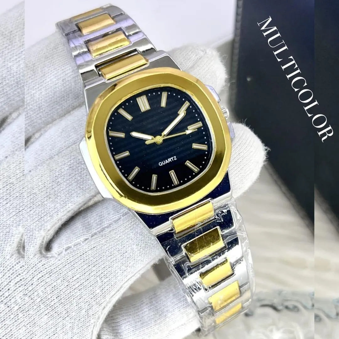 ⌚ Men's Square Analogue Watch - Chain Strap Luxury Timepiece ✨