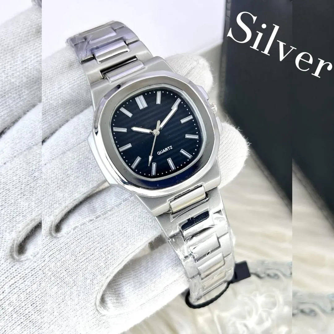 ⌚ Men's Square Analogue Watch - Chain Strap Luxury Timepiece ✨