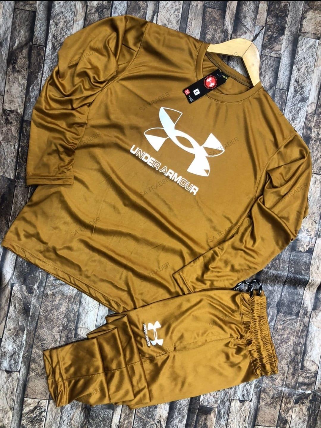 ✨ Under Armour Tracksuit Golden - Premium Sports Set