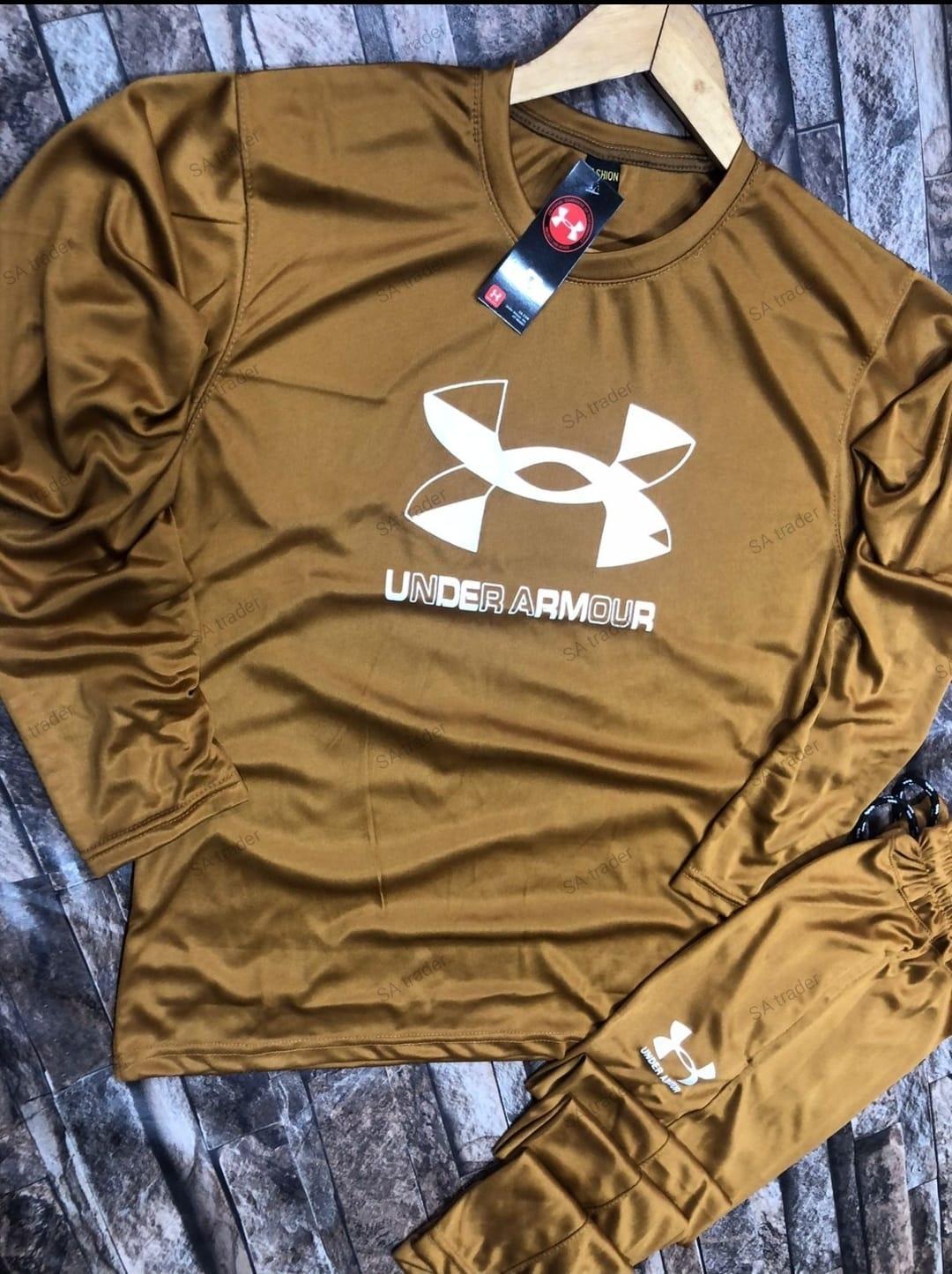✨ Under Armour Tracksuit Golden - Premium Sports Set