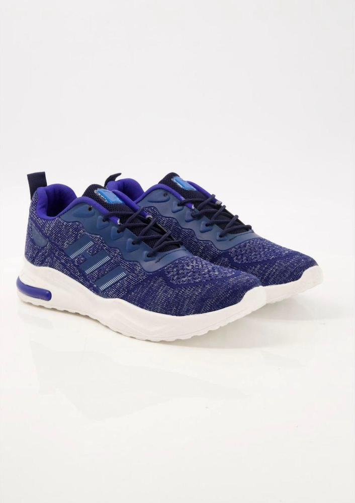 👟ULTRALIGHT | Trending Blue & White Running Shoes - Perfect for Gym & Style