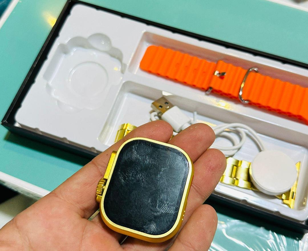⌚ Ultra 2 Smart Watch - Golden Edition with Gesture Sensor ✨