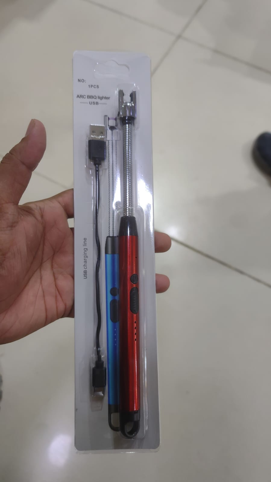 🔥 USB Rechargeable Electric Arc Lighter - Windproof & Flameless | Multi-Purpose